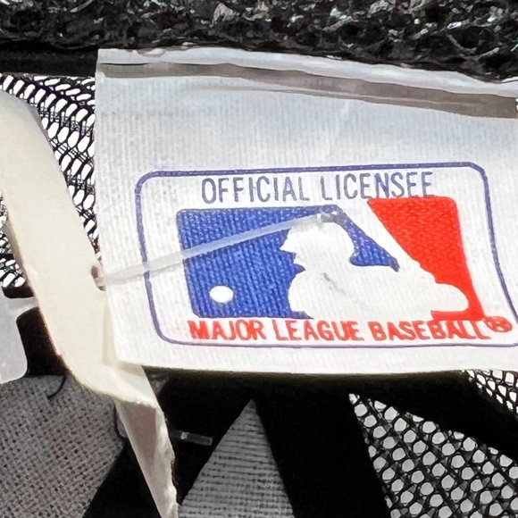 Drew Pearson Vintage Pittsburgh Pirates Baseball MLB Snapback Hat Black New Mesh - Picture 6 of 10